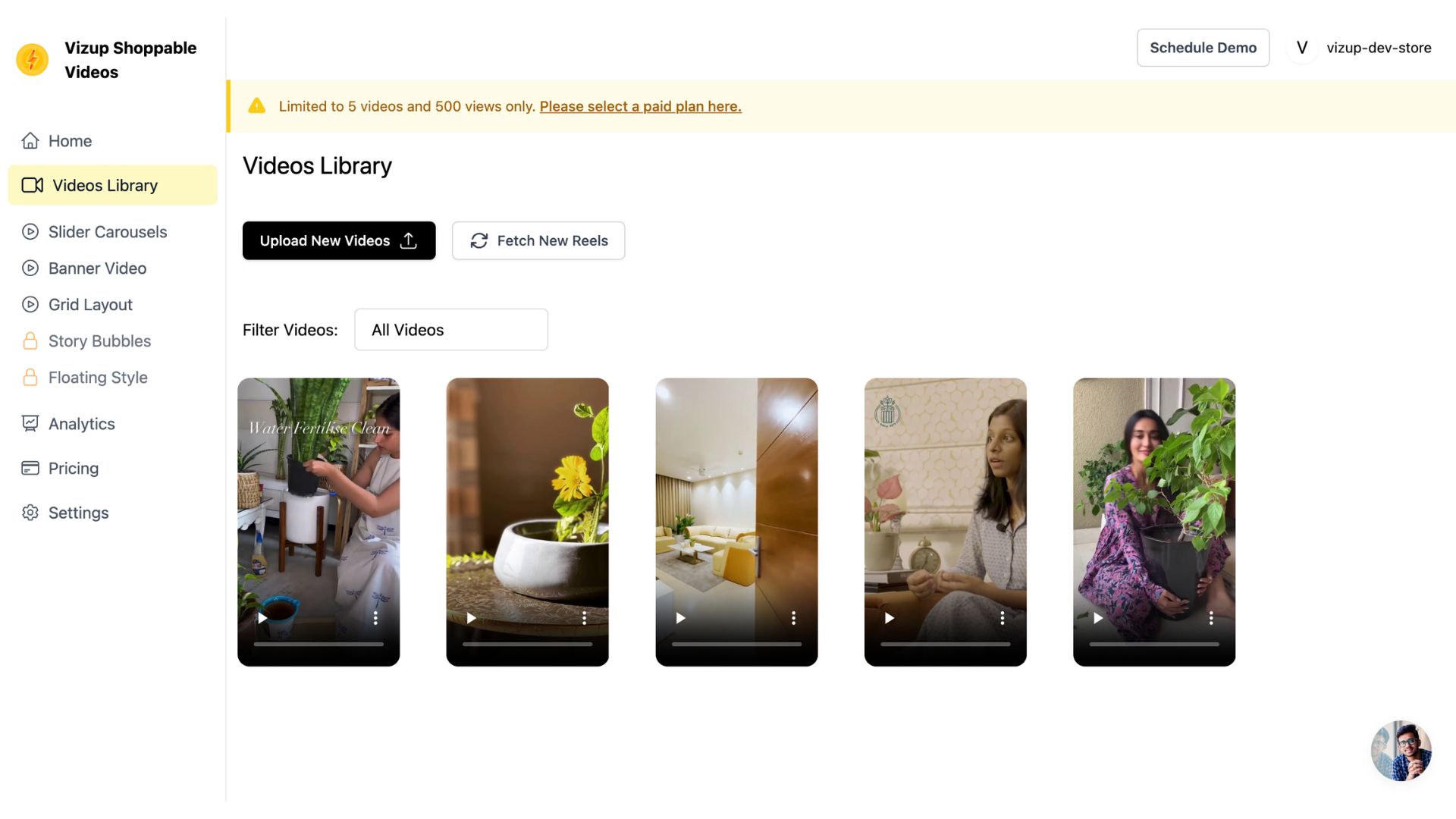 Uploaded Video Confirmation